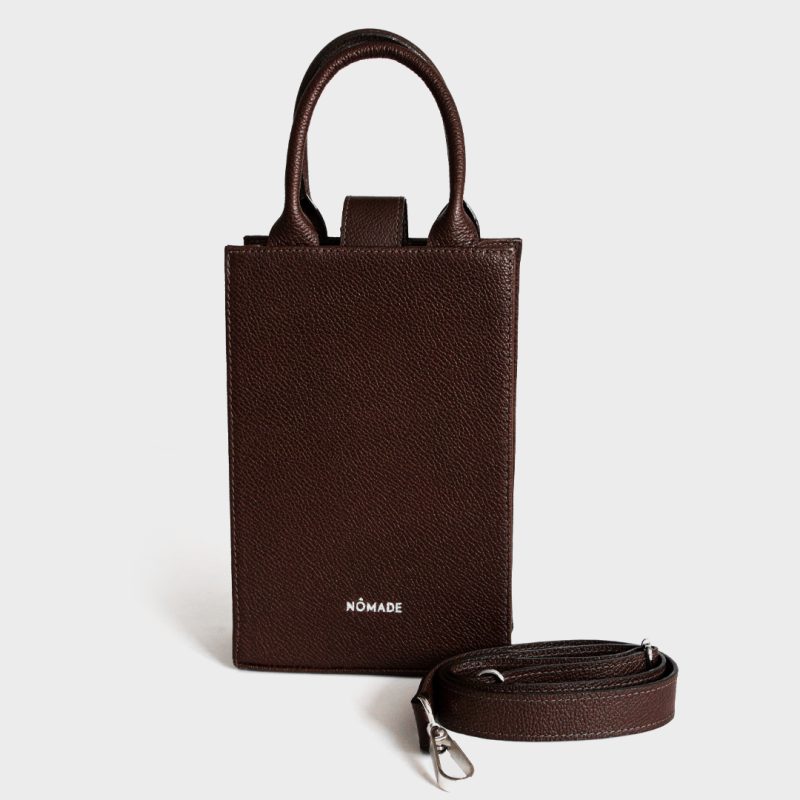 Mini Tote bag  - Chocolate